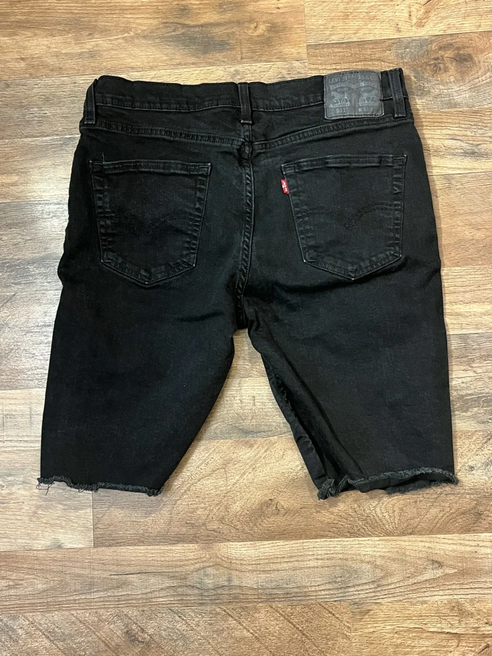 Levi's Black Cutoff 511 Denim Shorts
